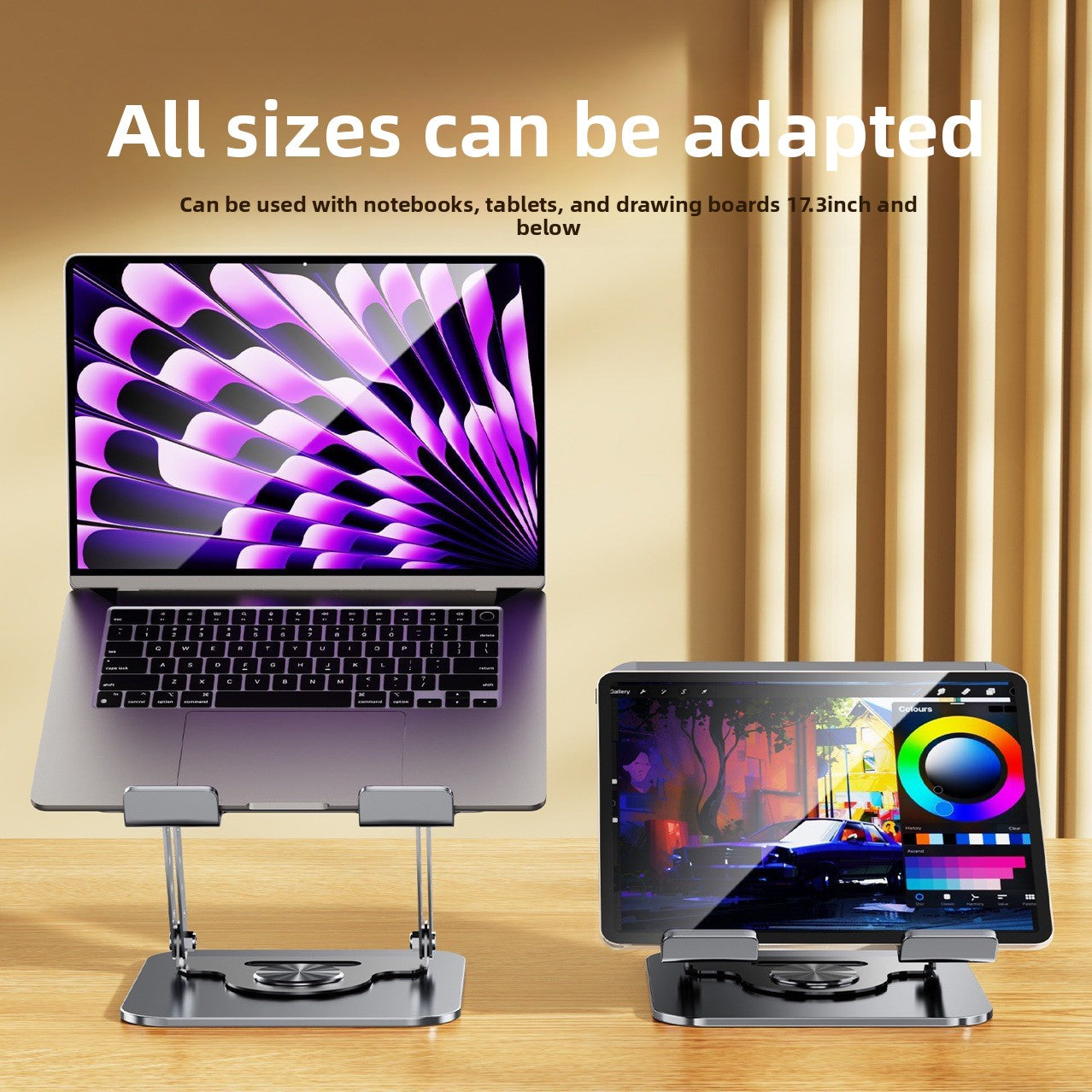 Adjustable Laptop Stand Metal Foldable Holder