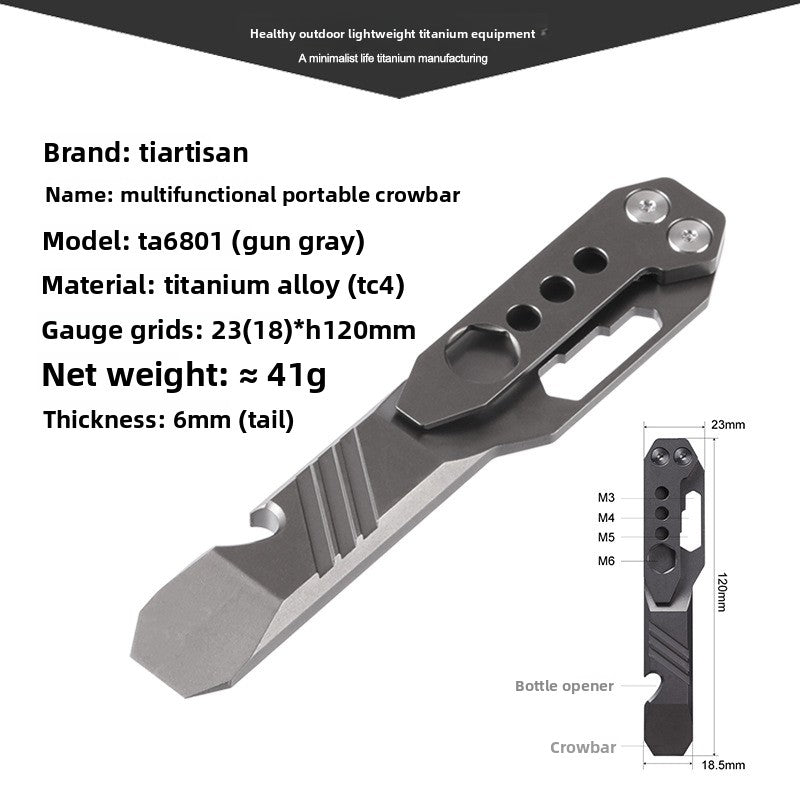 Titanium Crowbar Tool
