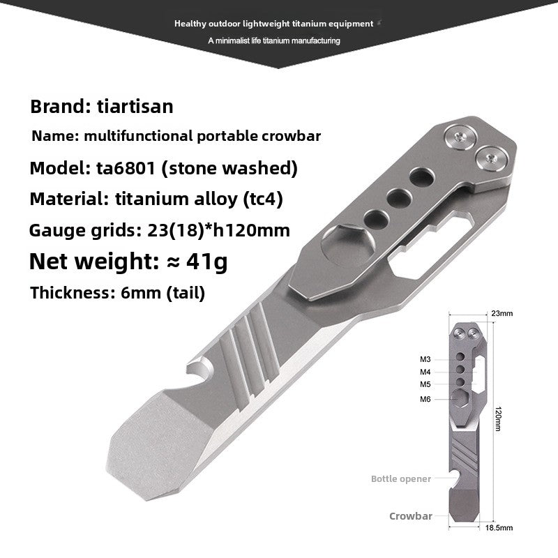 Titanium Crowbar Tool